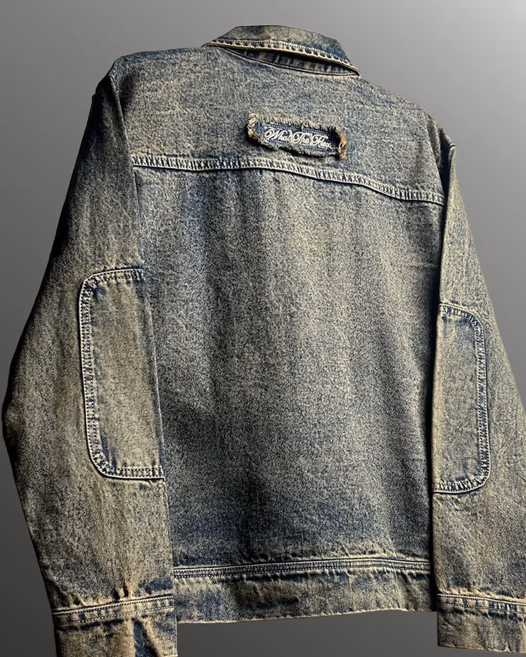Outlaw Burnt Blue Denim Jacket image 5