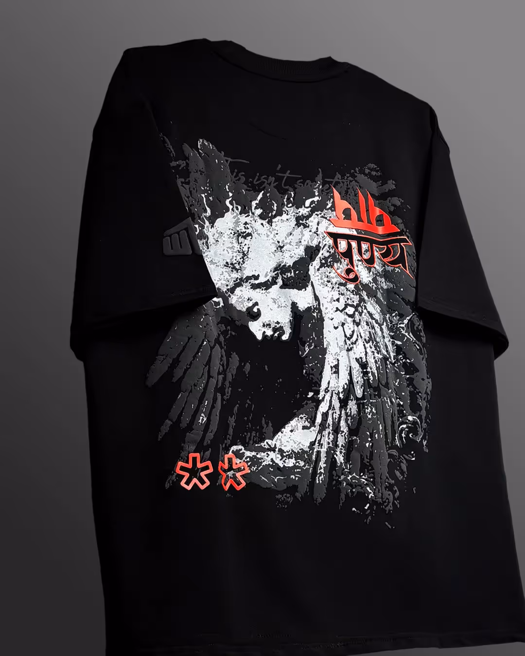 Paap Black Heavyweight T-Shirt image 3