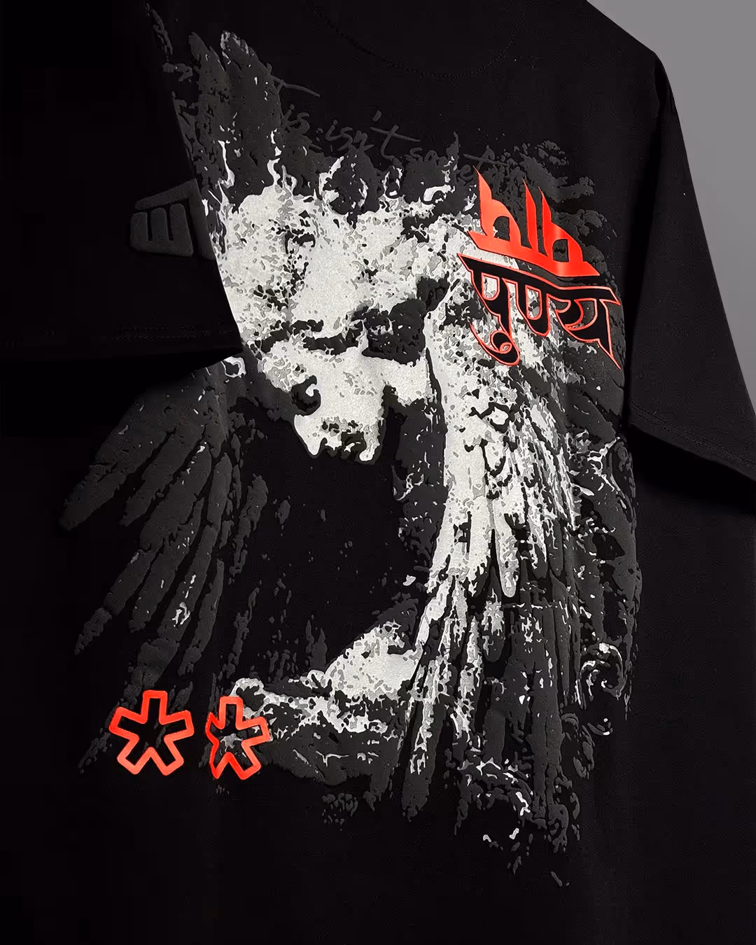 Paap Black Heavyweight T-Shirt image 7