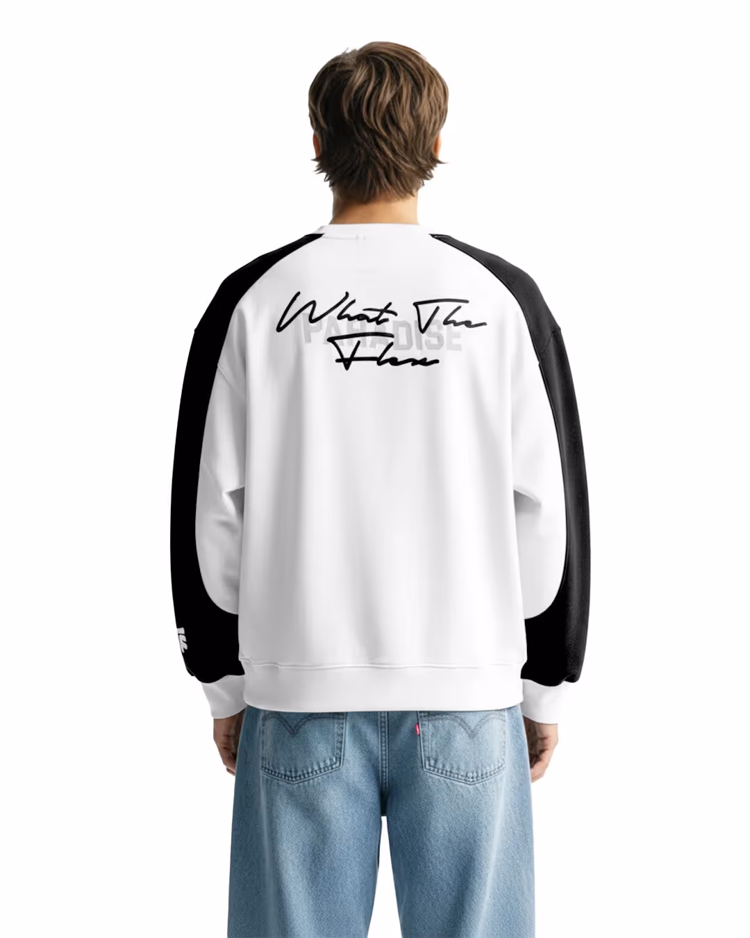 Paradise Oversized White Sweatshirt image 1
