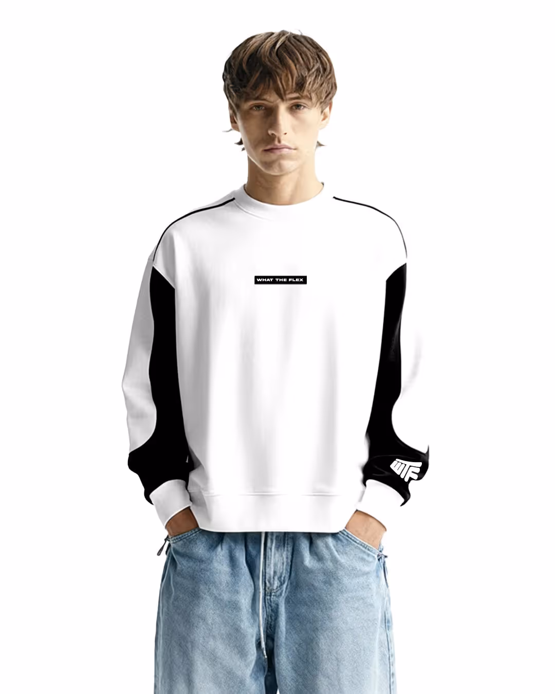 Paradise Oversized White Sweatshirt image 2