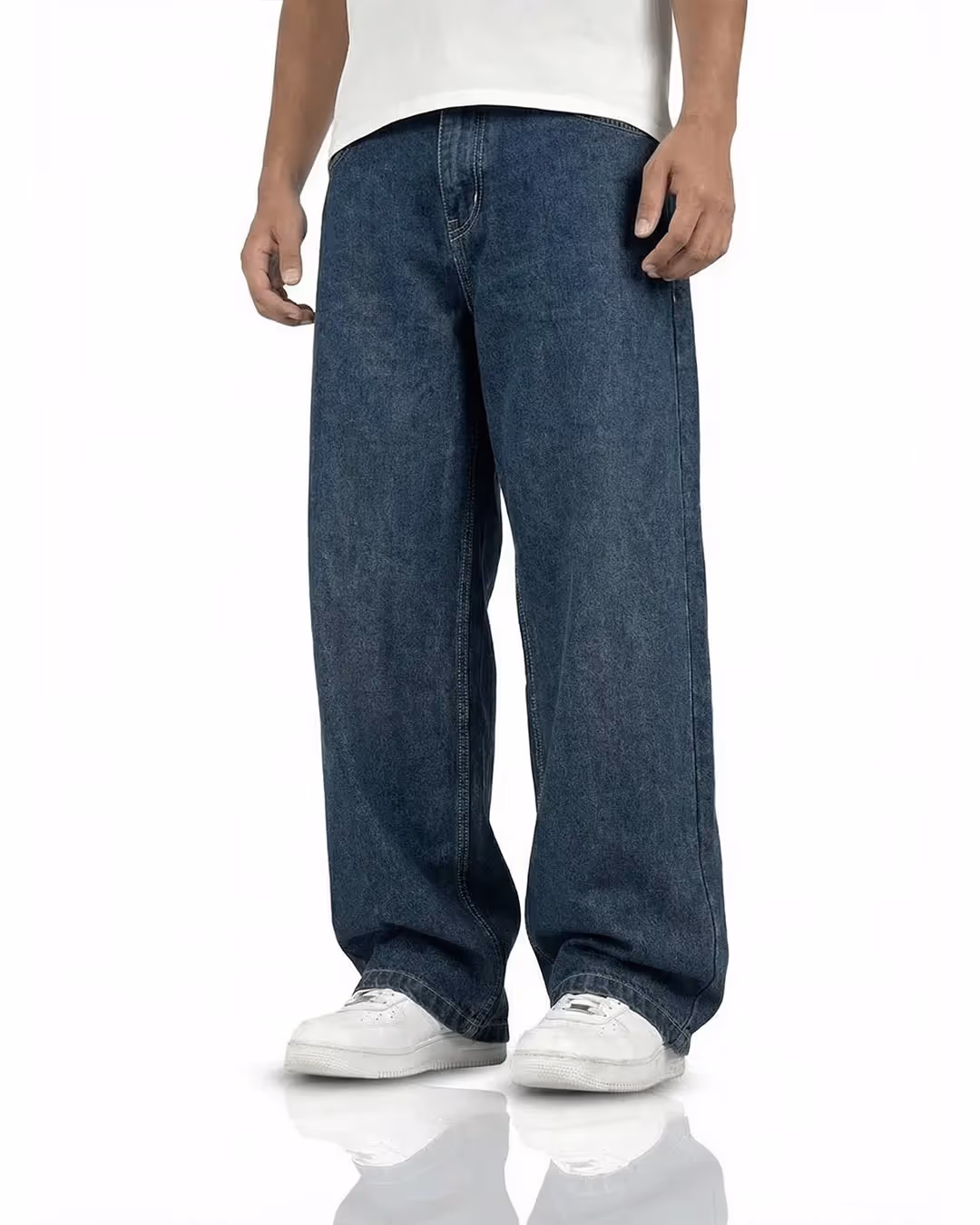 Phantom Blue Baggy Jeans image 1