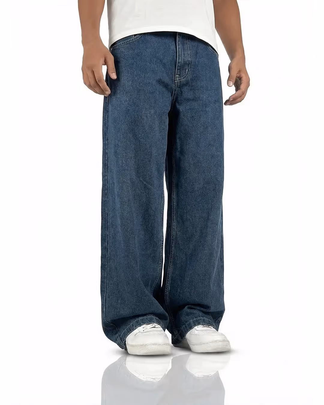 Phantom Blue Baggy Jeans image 3