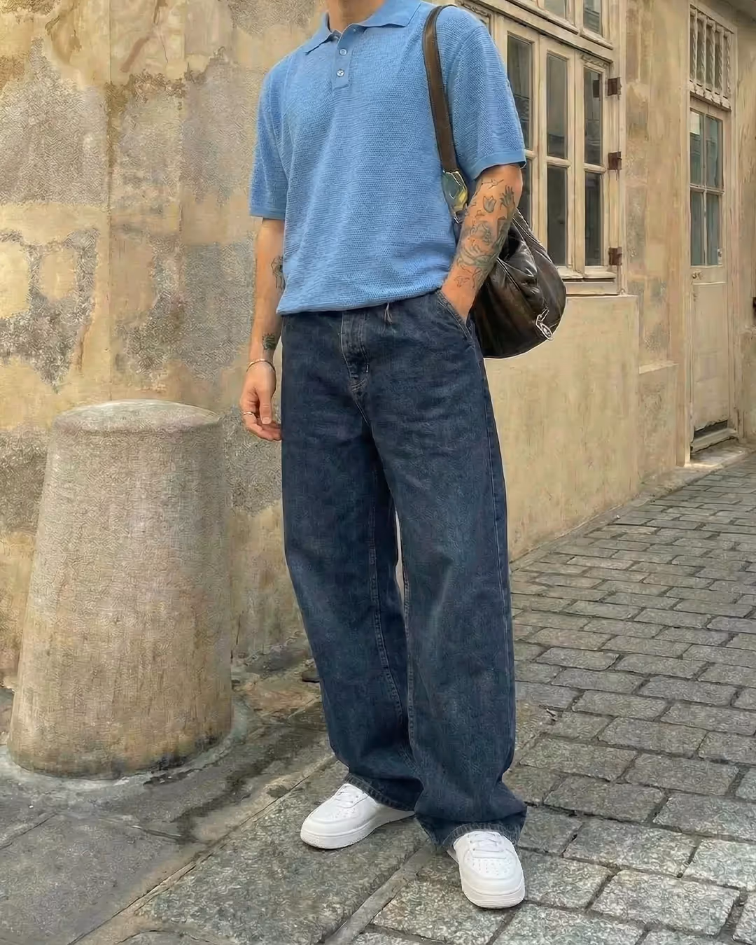 Phantom Blue Baggy Jeans image 5