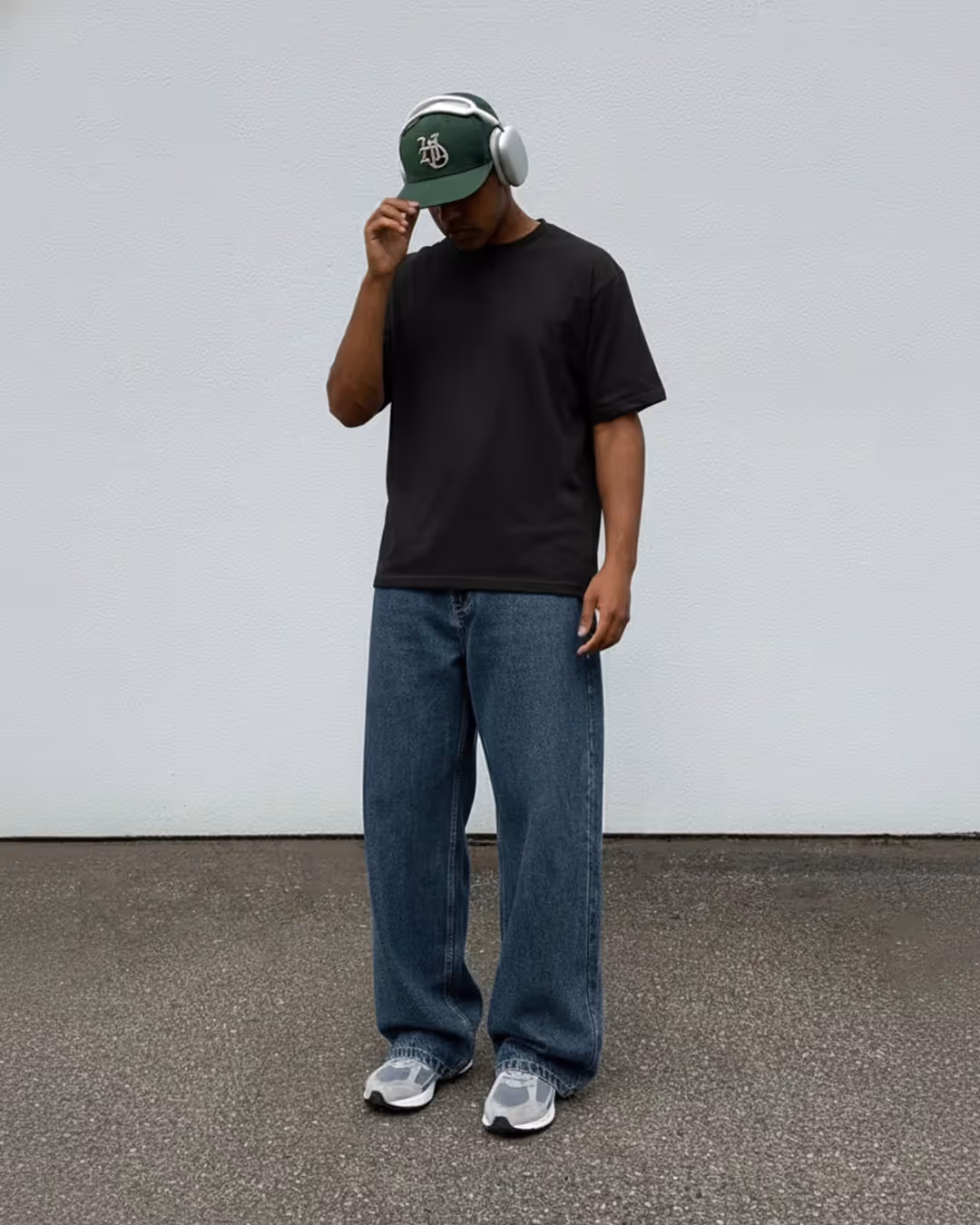 Phantom Blue Baggy Jeans image 6