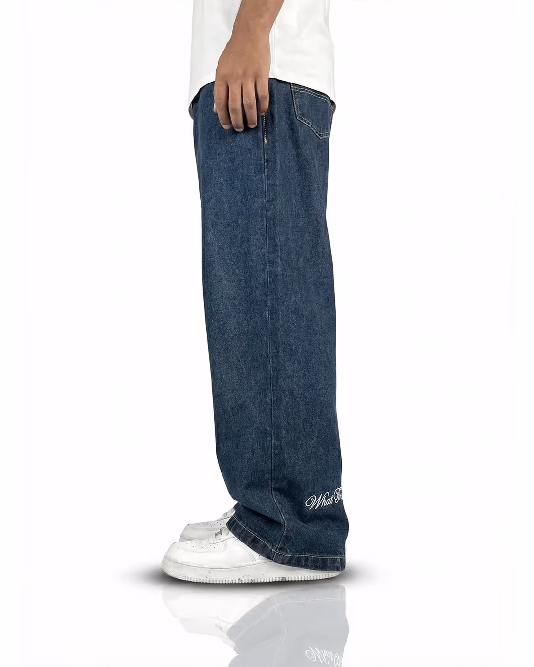 Phantom Blue Baggy Jeans image 7