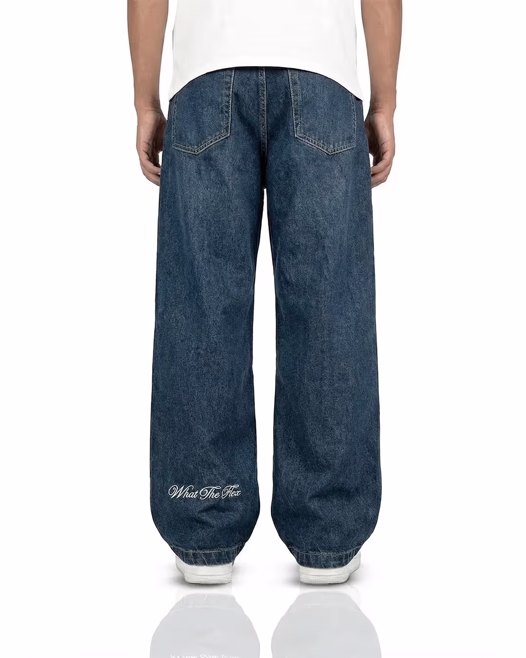 Phantom Blue Baggy Jeans image 8