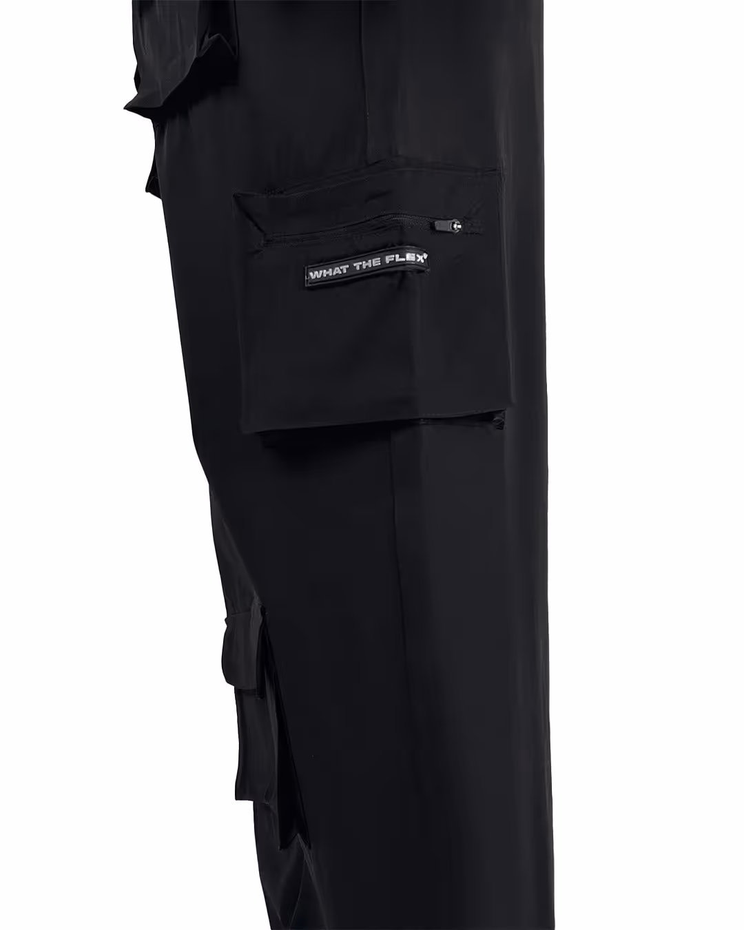 Pocket Talk Black Parachute Pants image 5