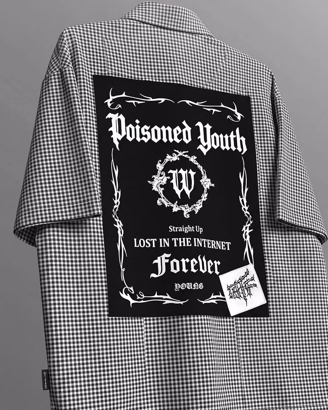 Poisoned Youth Fusion Checks Half Shirt image 4