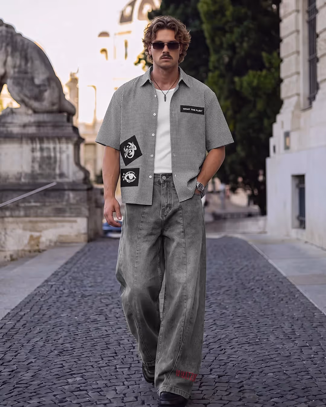 Poisoned Youth Fusion Checks Half Shirt image 7