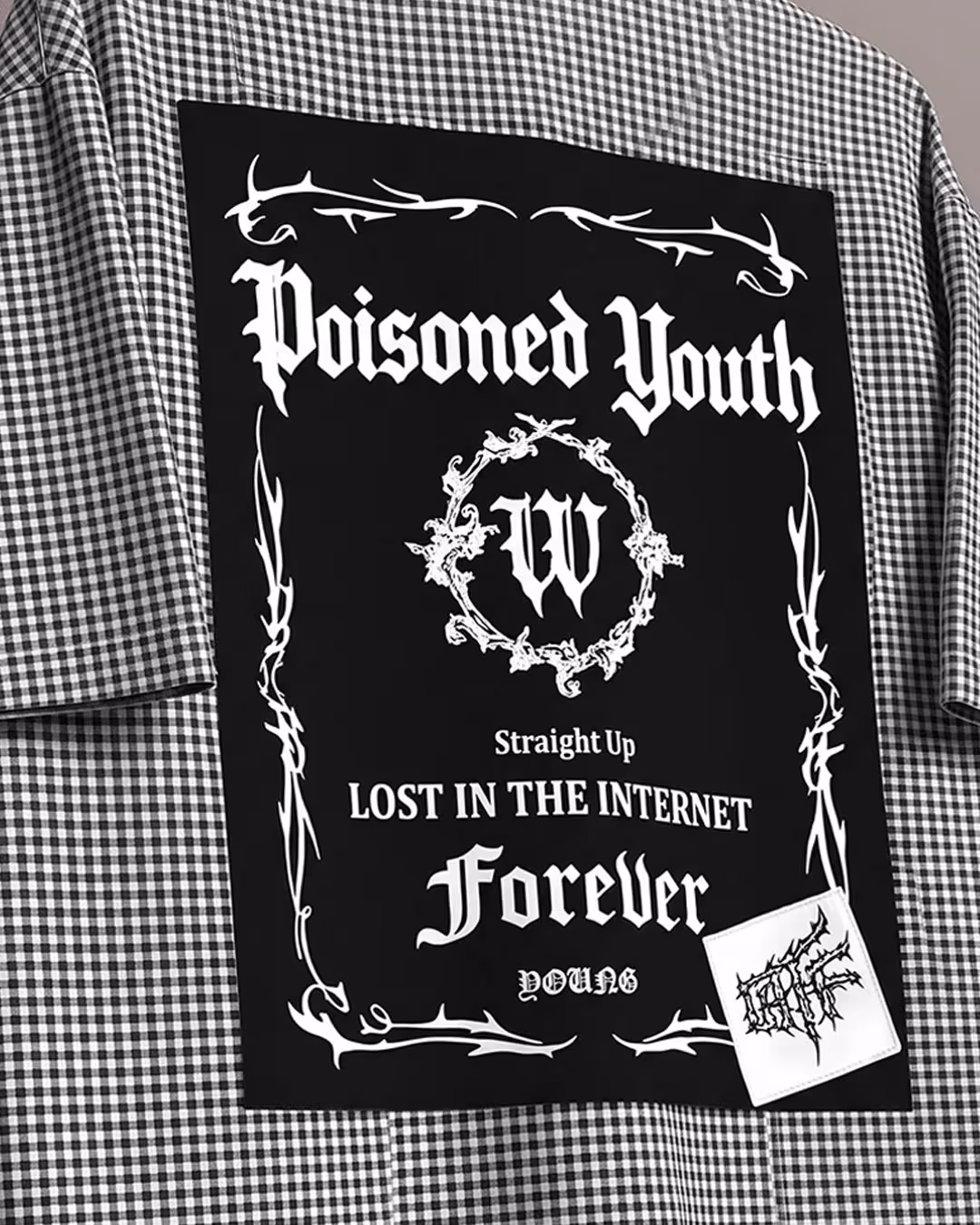 Poisoned Youth Fusion Checks Half Shirt image 8