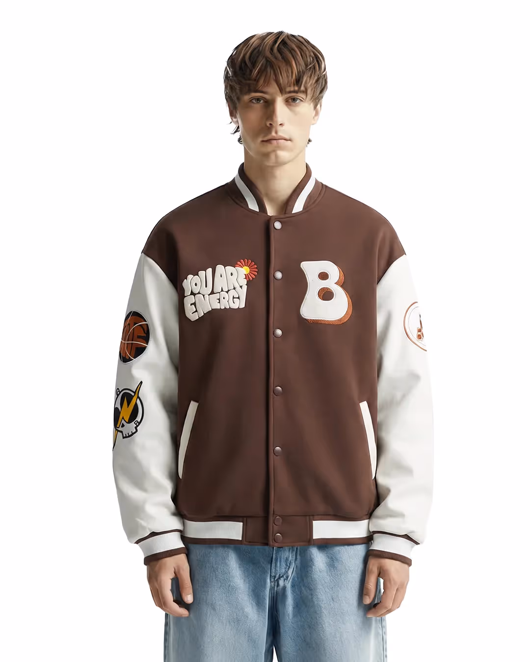 Praise To The Highest Brown Varsity Jacket  image 2
