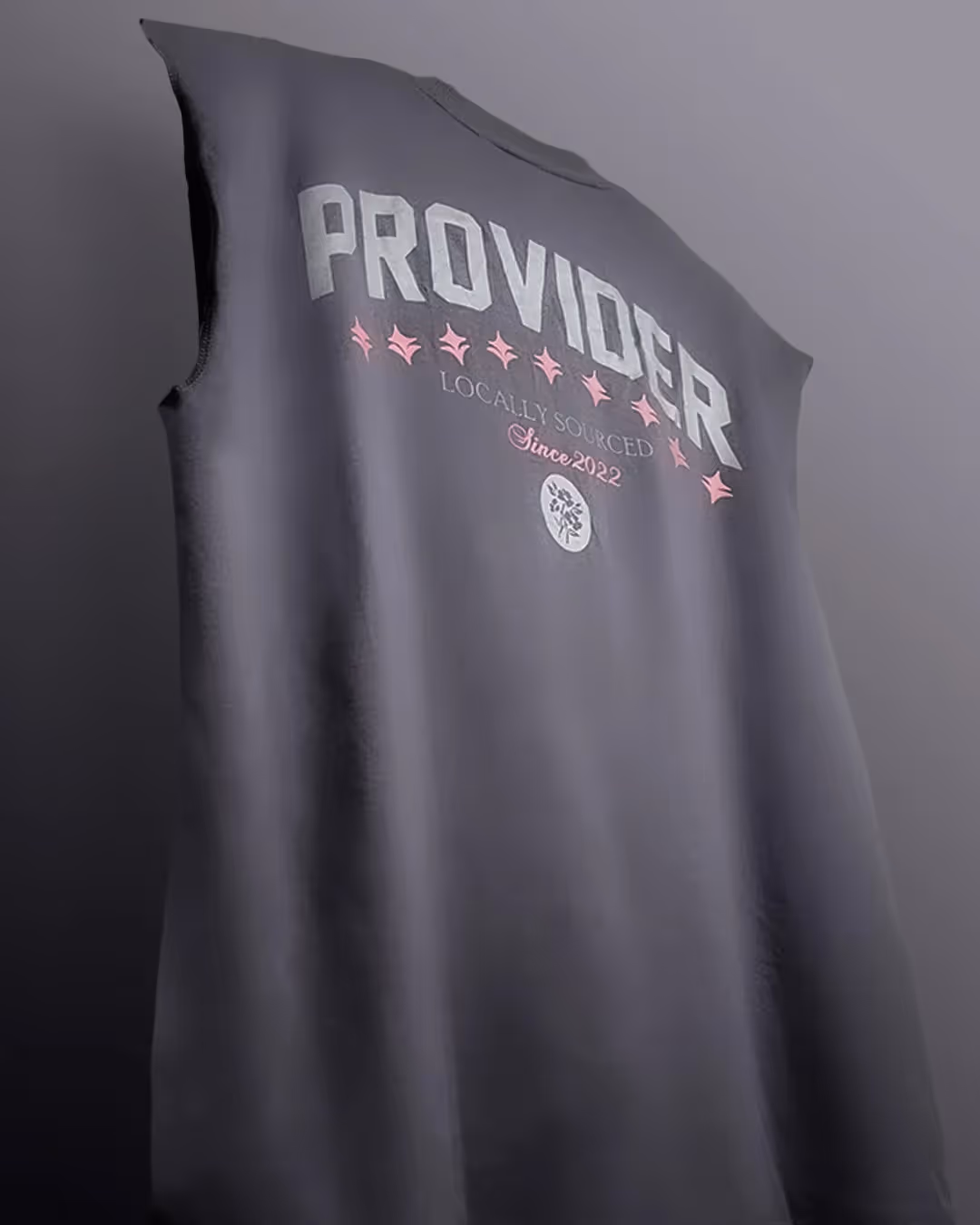 Provider Grey Cotton Boxy Vest  image 3
