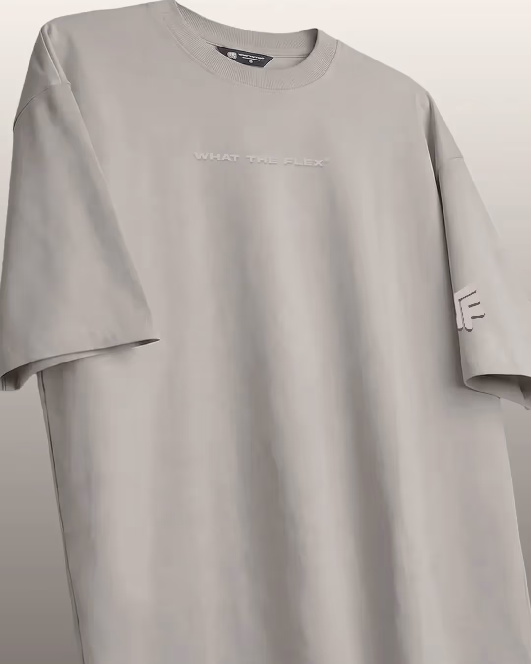 Raw Beige Boxy-Fit T-Shirt  image 3
