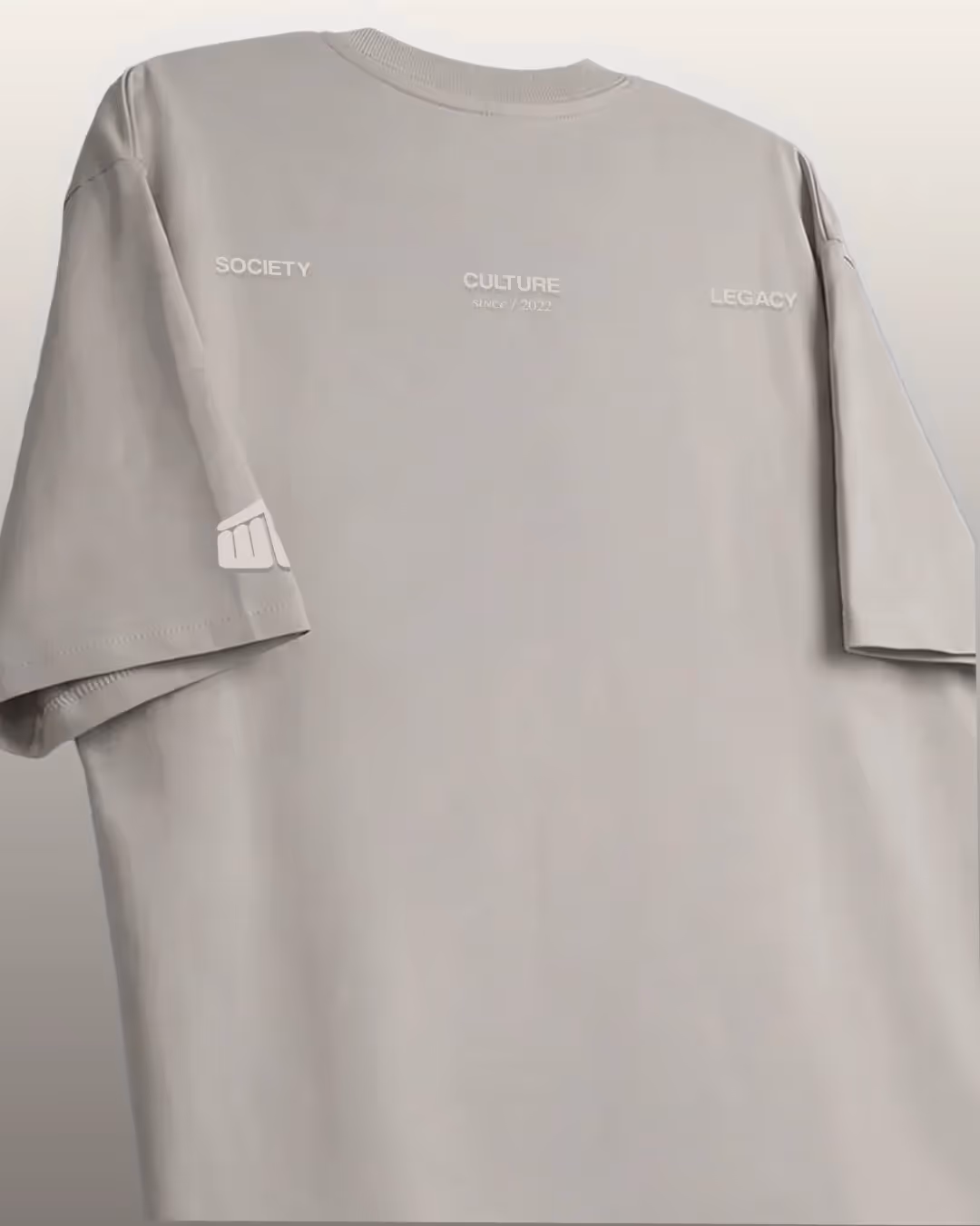 Raw Beige Boxy-Fit T-Shirt  image 5