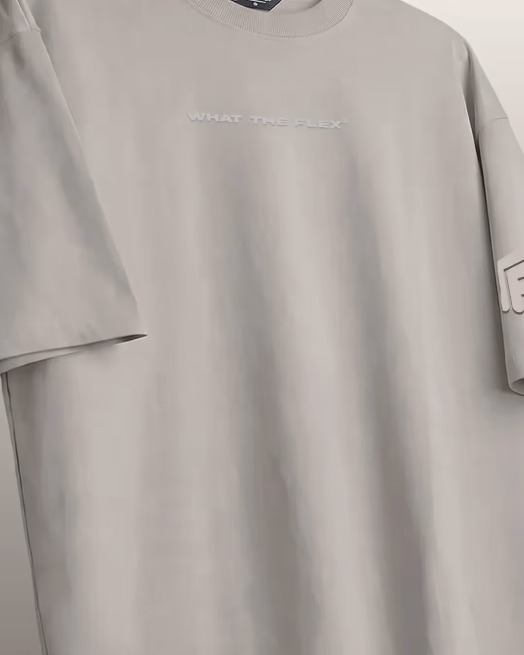 Raw Beige Boxy-Fit T-Shirt  image 7