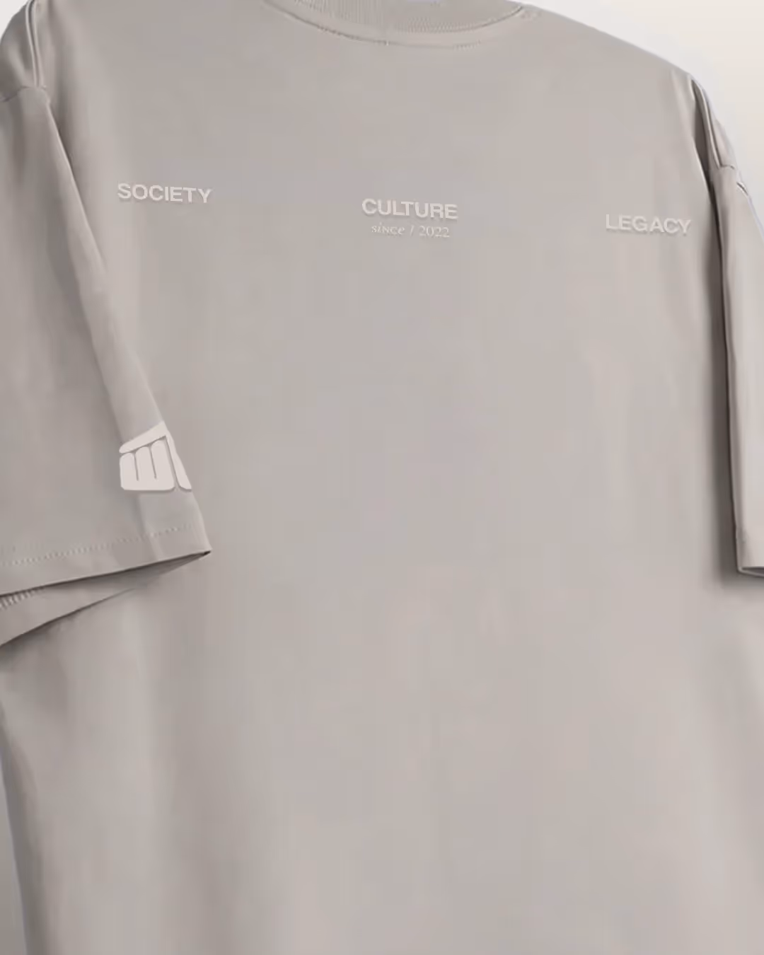 Raw Beige Boxy-Fit T-Shirt  image 8