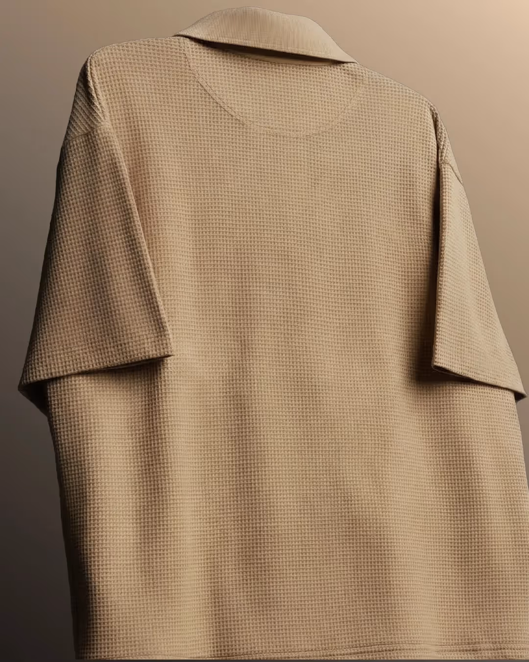 Raw Beige Polo T-Shirt image 4