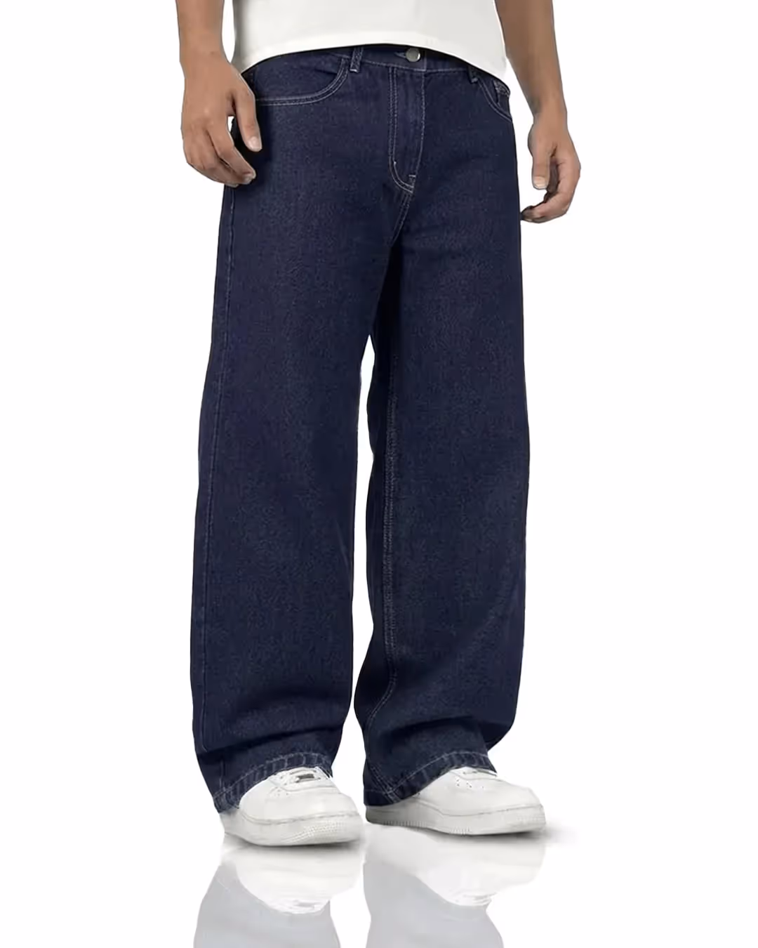 Raw Indigo Baggy Jeans image 2
