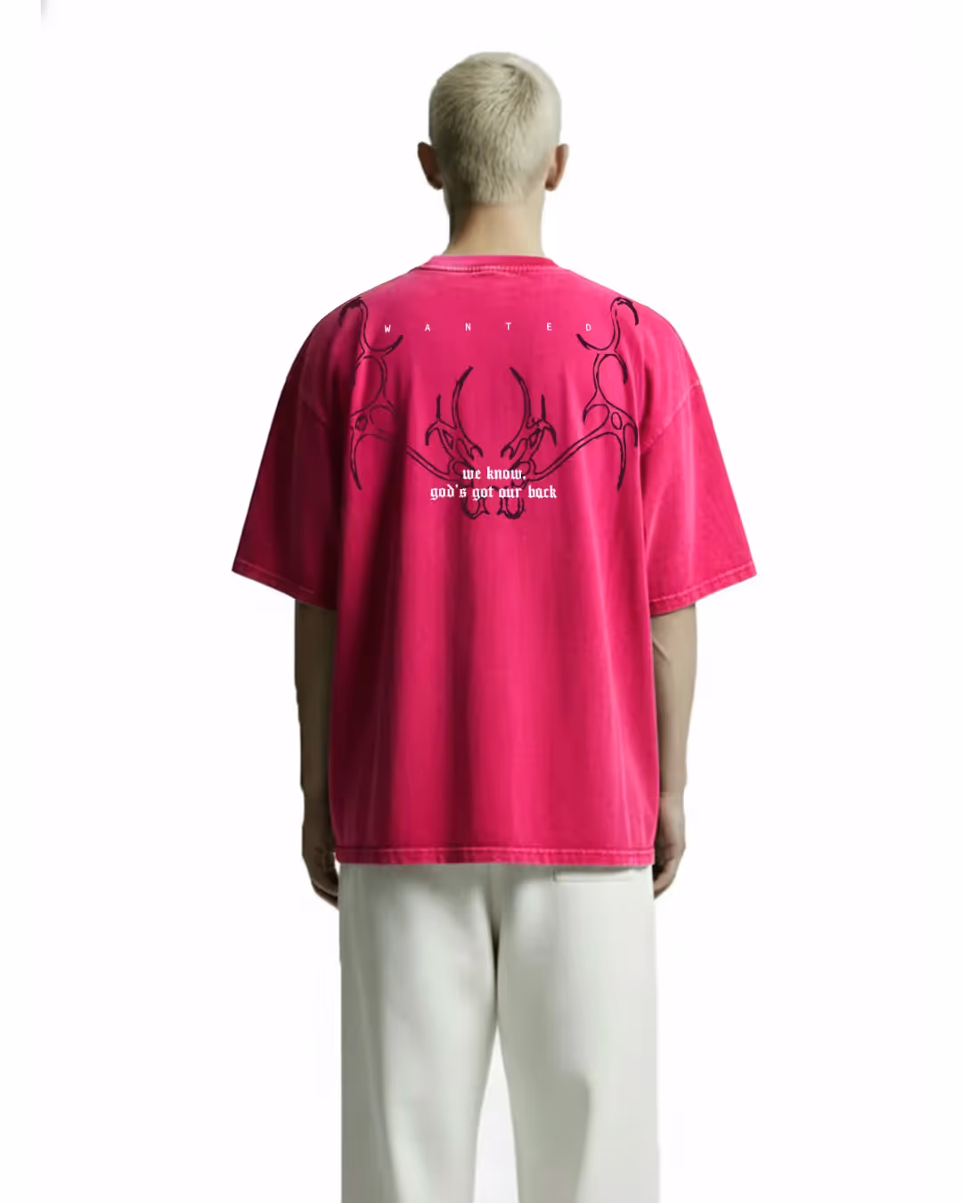 Reborn Pink Acid Wash T-Shirt image 1