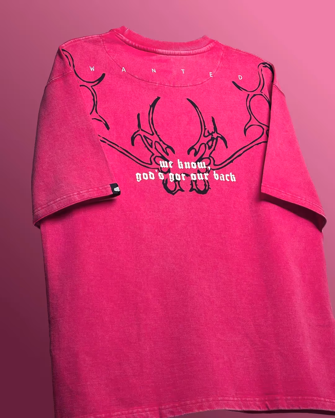 Reborn Pink Acid Wash T-Shirt image 3