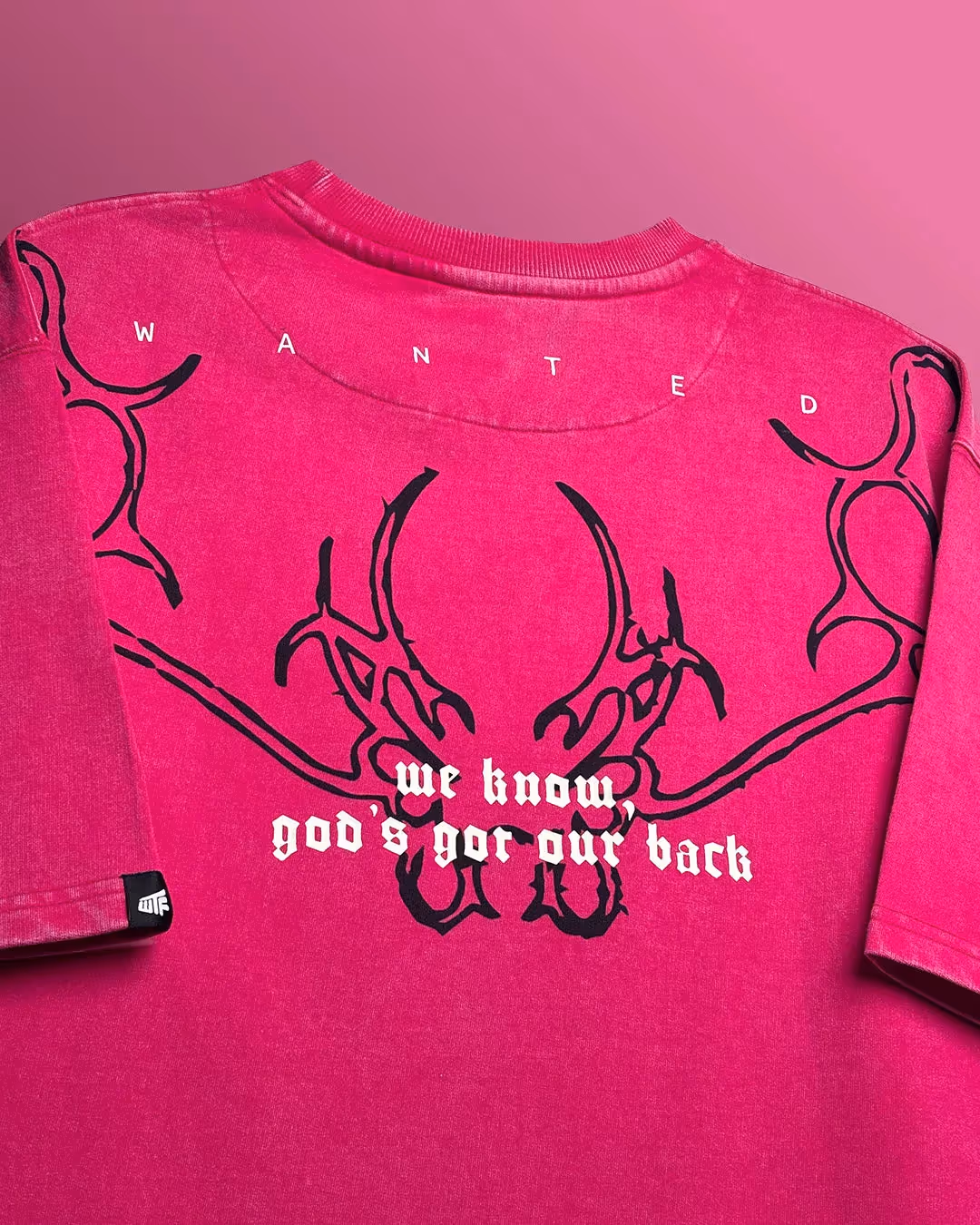Reborn Pink Acid Wash T-Shirt image 7