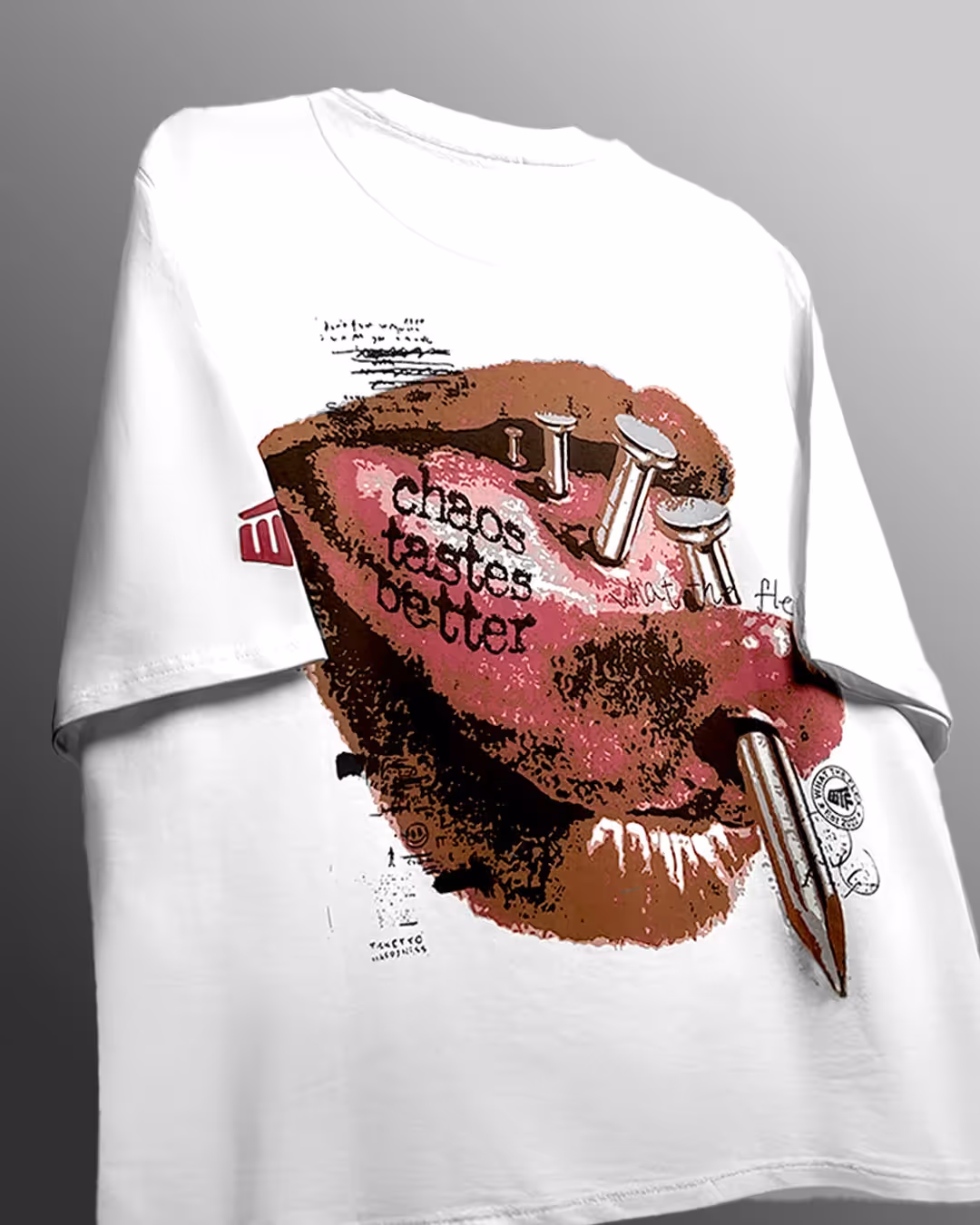 Riot Off White Boxy-Fit T-shirt  image 3