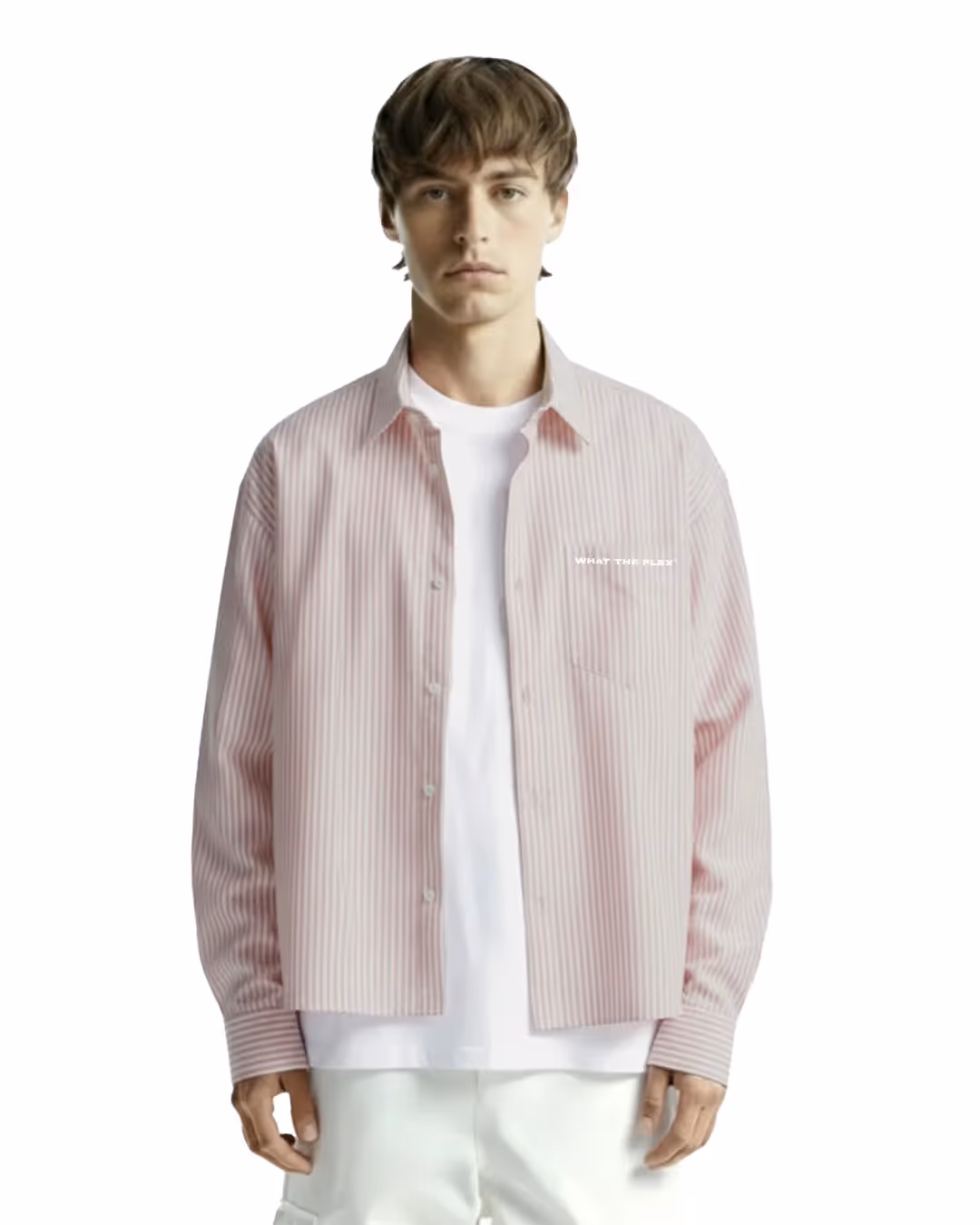 Rolling Pink Striped Shirt  image 2