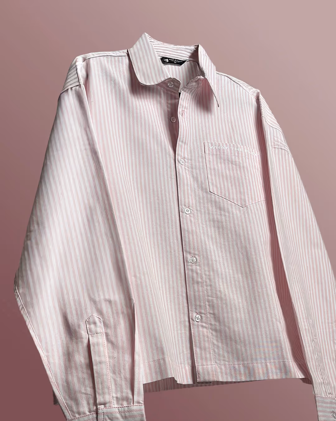 Rolling Pink Striped Shirt  image 4