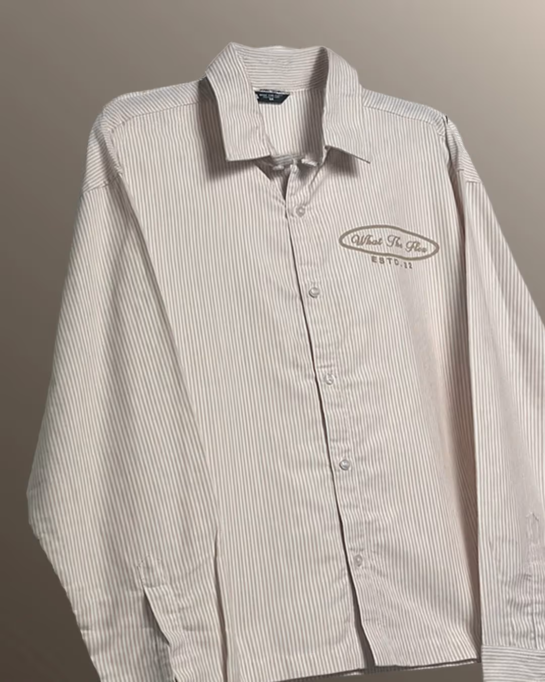 Self Love Club Yellow & White Full Sleeves Striped Shirt image 5