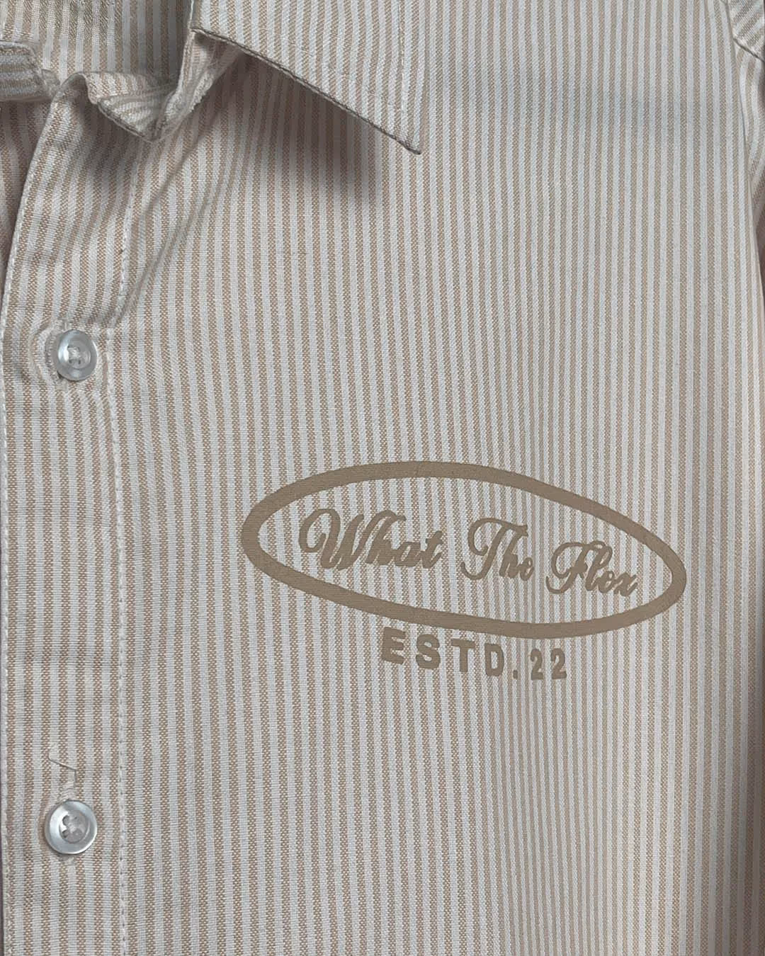 Self Love Club Yellow & White Full Sleeves Striped Shirt image 6