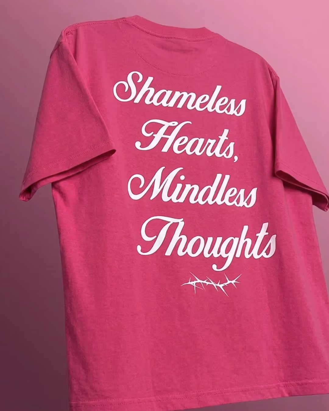 Shameless Pink Heavyweight T-Shirt  image 3