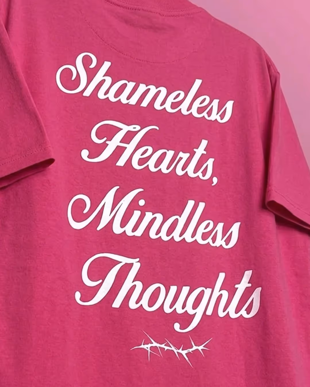 Shameless Pink Heavyweight T-Shirt  image 4