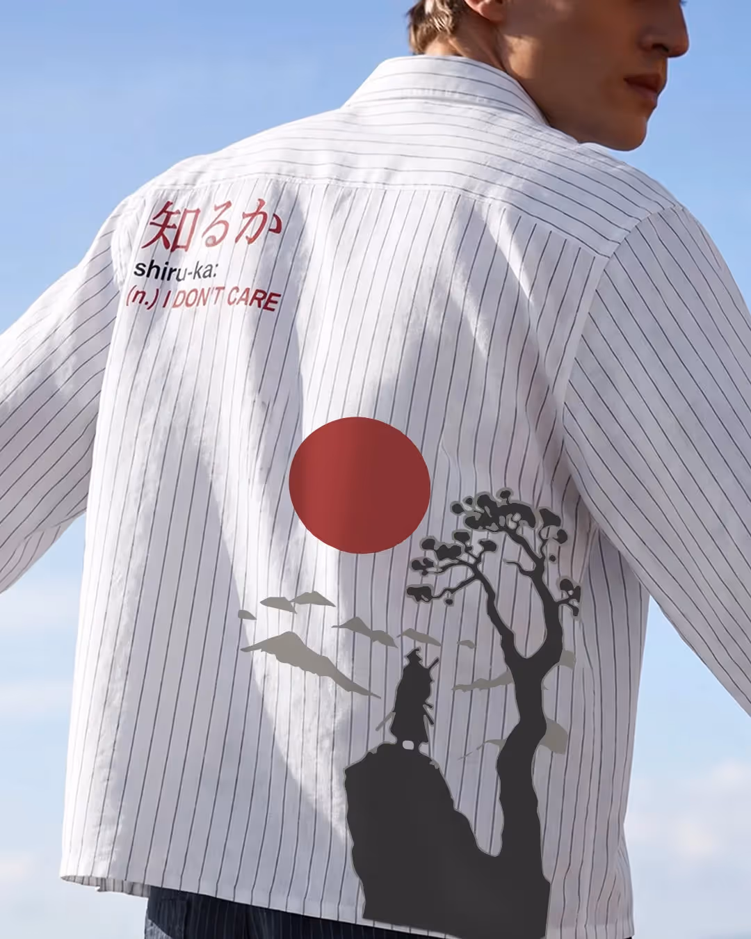 Shiruka Linen Striped Shirt image 4