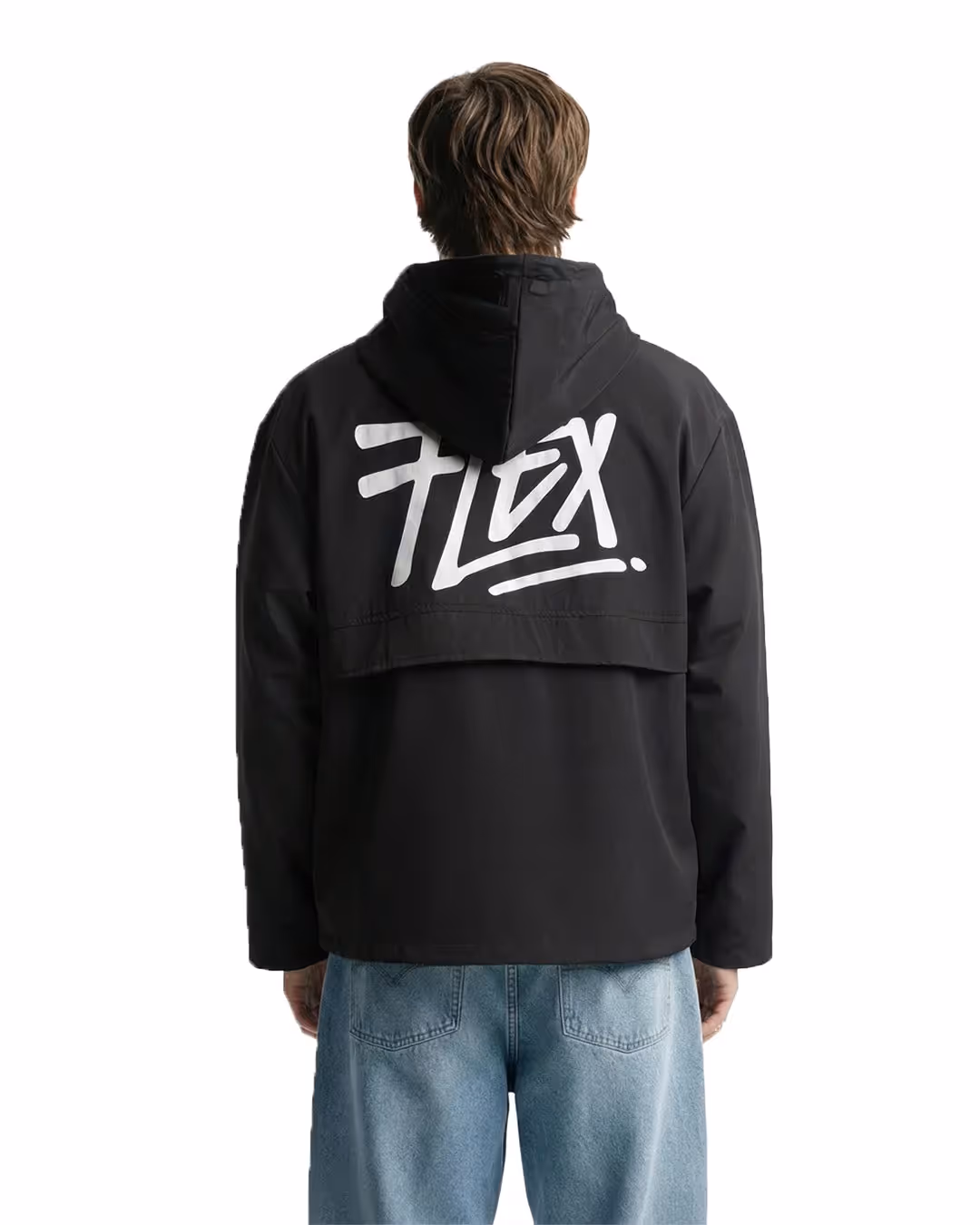 Signature Black Air Nylon Hoodie image 1