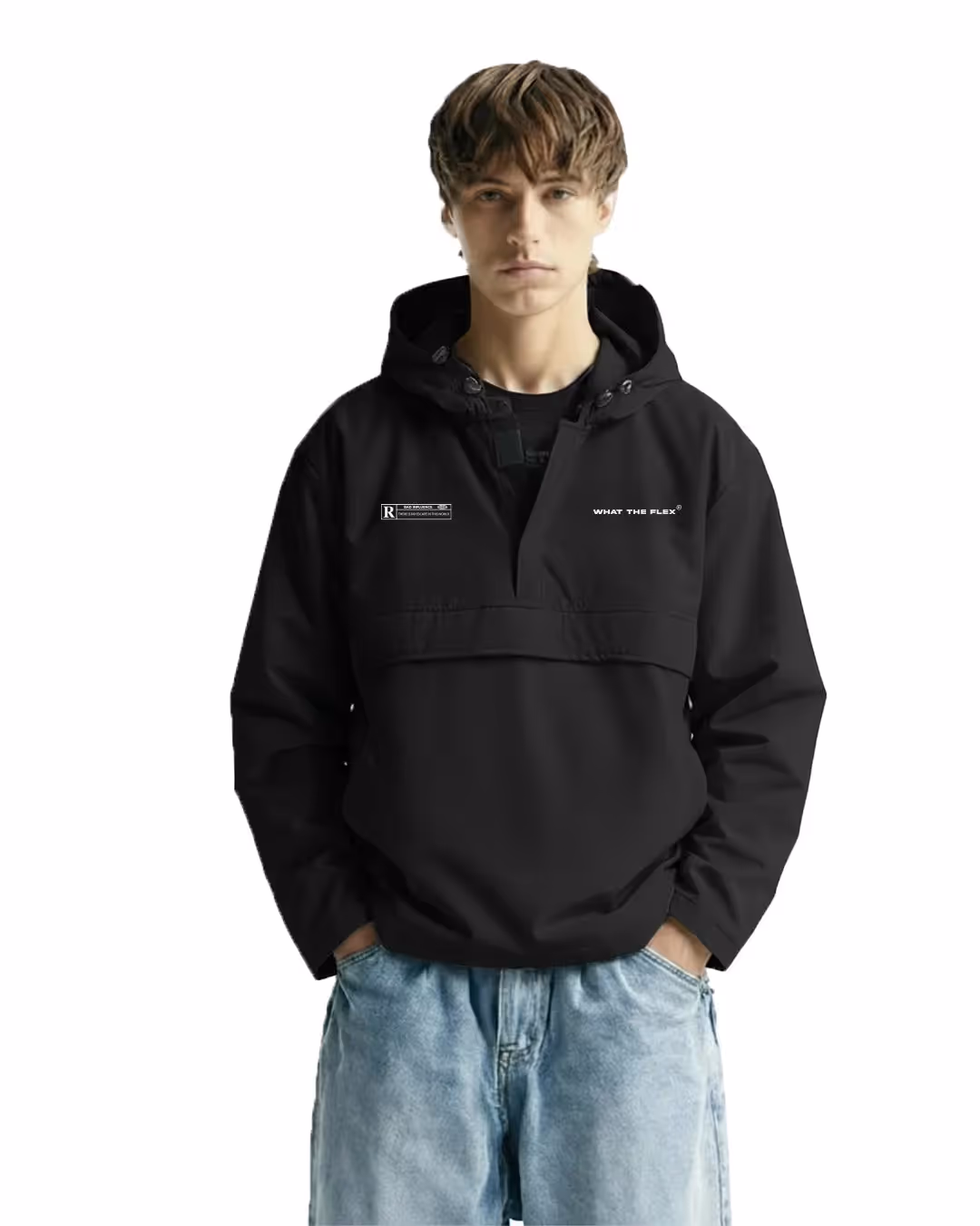 Signature Black Air Nylon Hoodie image 2