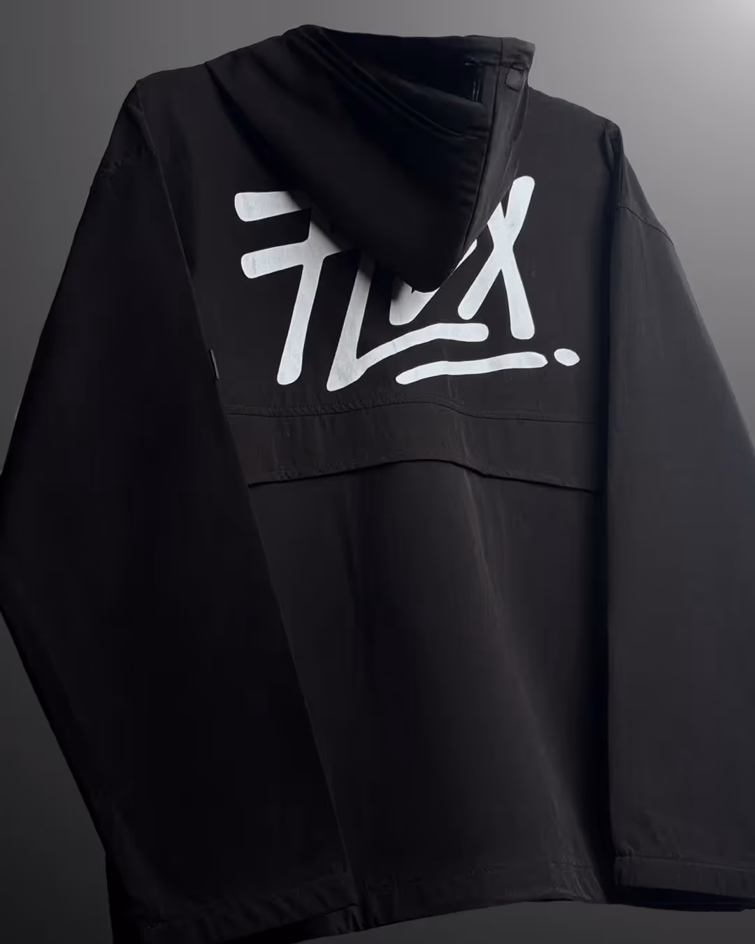 Signature Black Air Nylon Hoodie image 4
