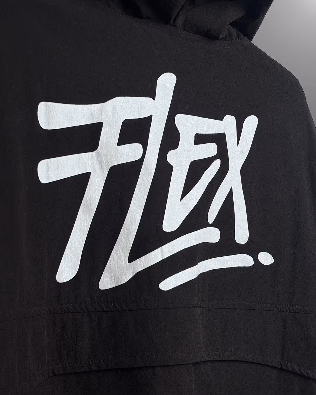 Signature Black Air Nylon Hoodie image 5