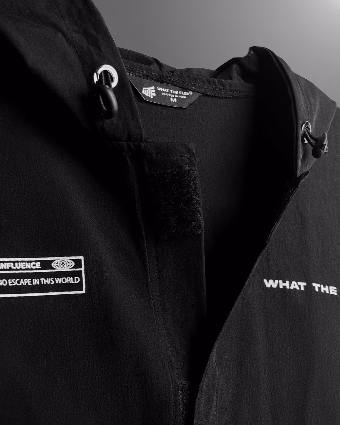 Signature Black Air Nylon Hoodie image 7