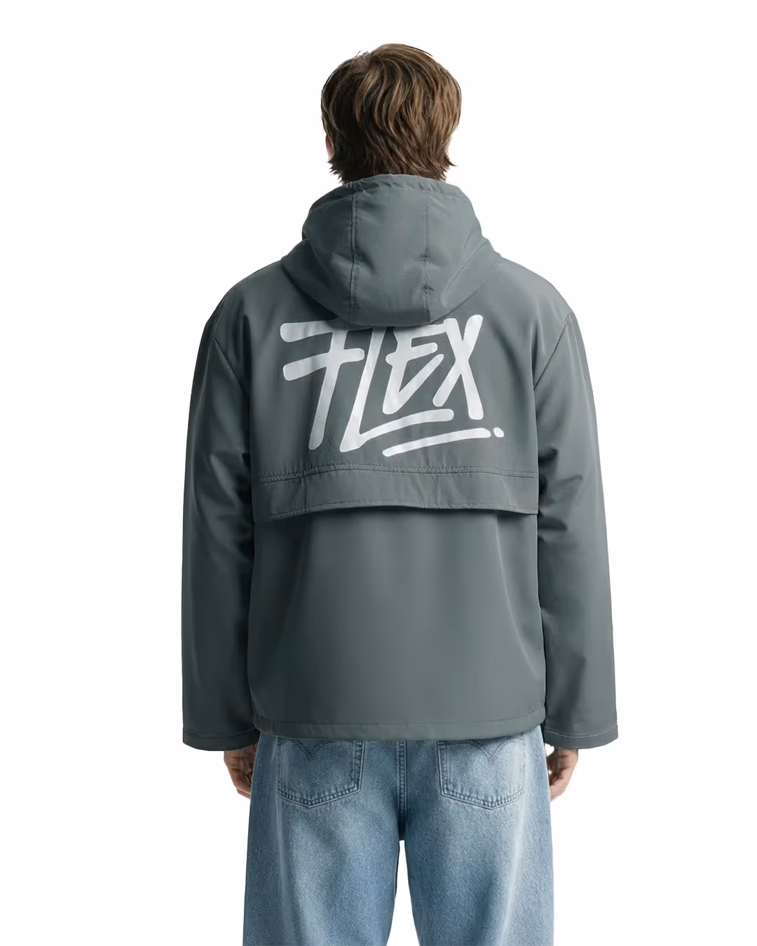 Signature Green Air Nylon Hoodie image 1