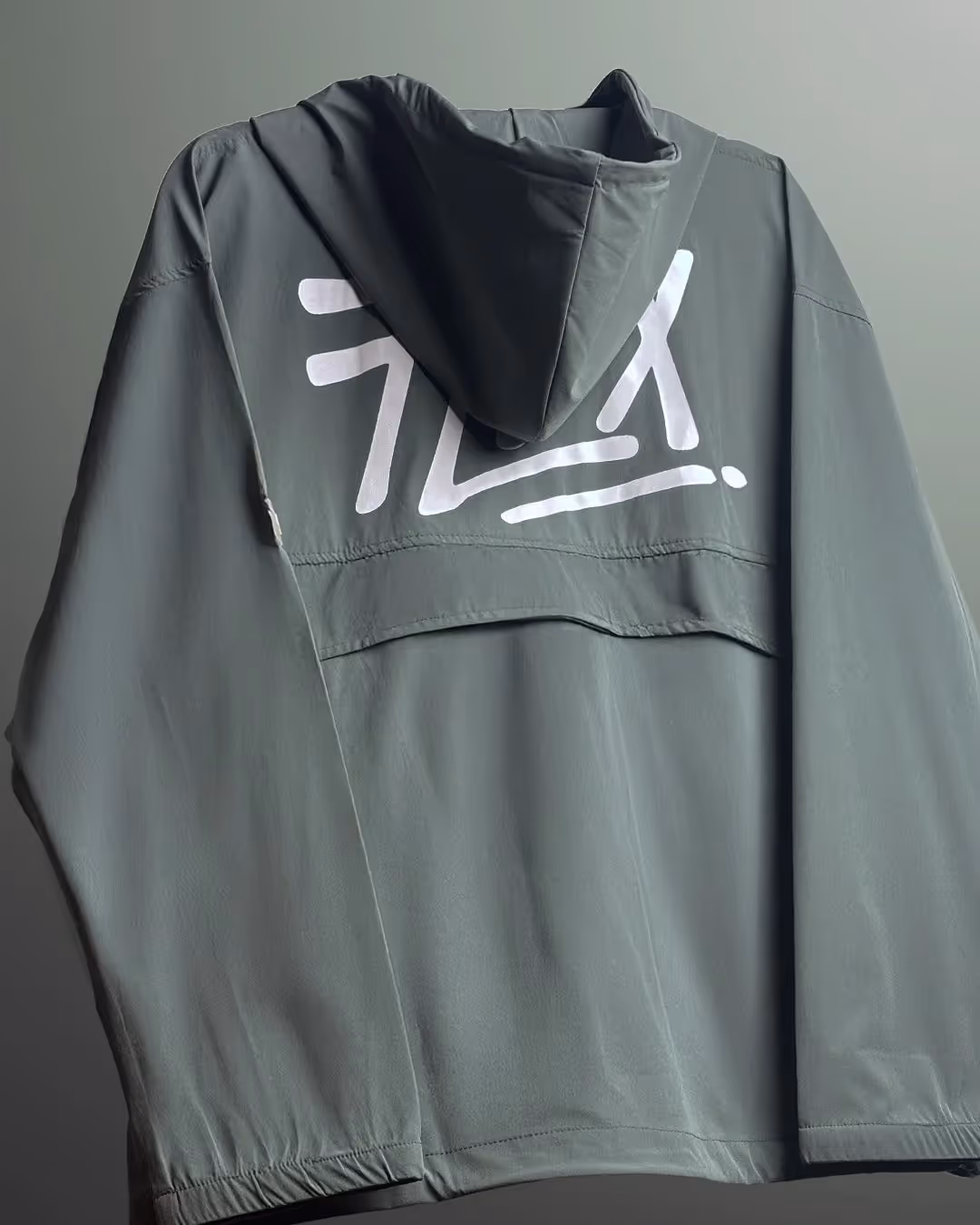 Signature Green Air Nylon Hoodie image 4