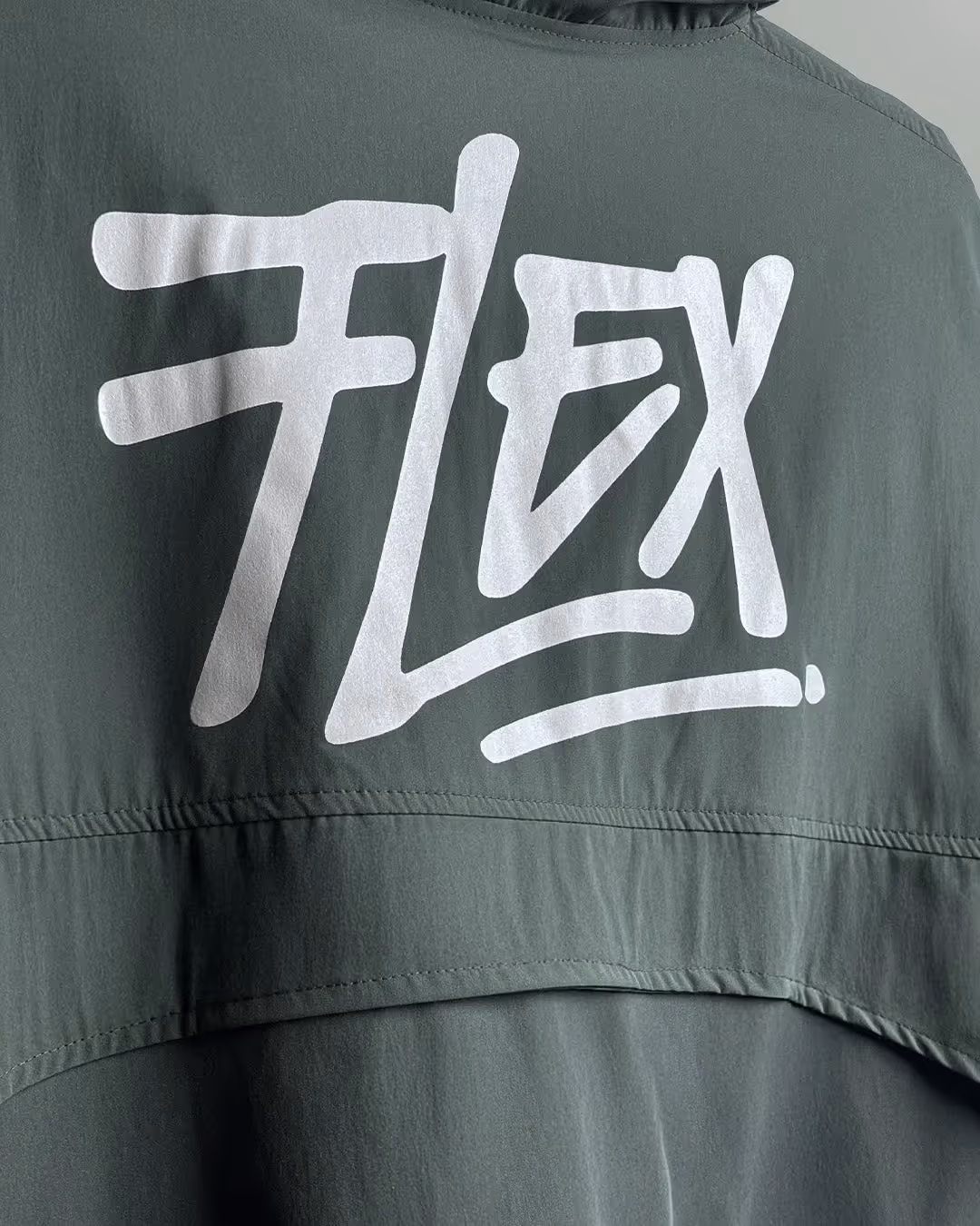 Signature Green Air Nylon Hoodie image 5