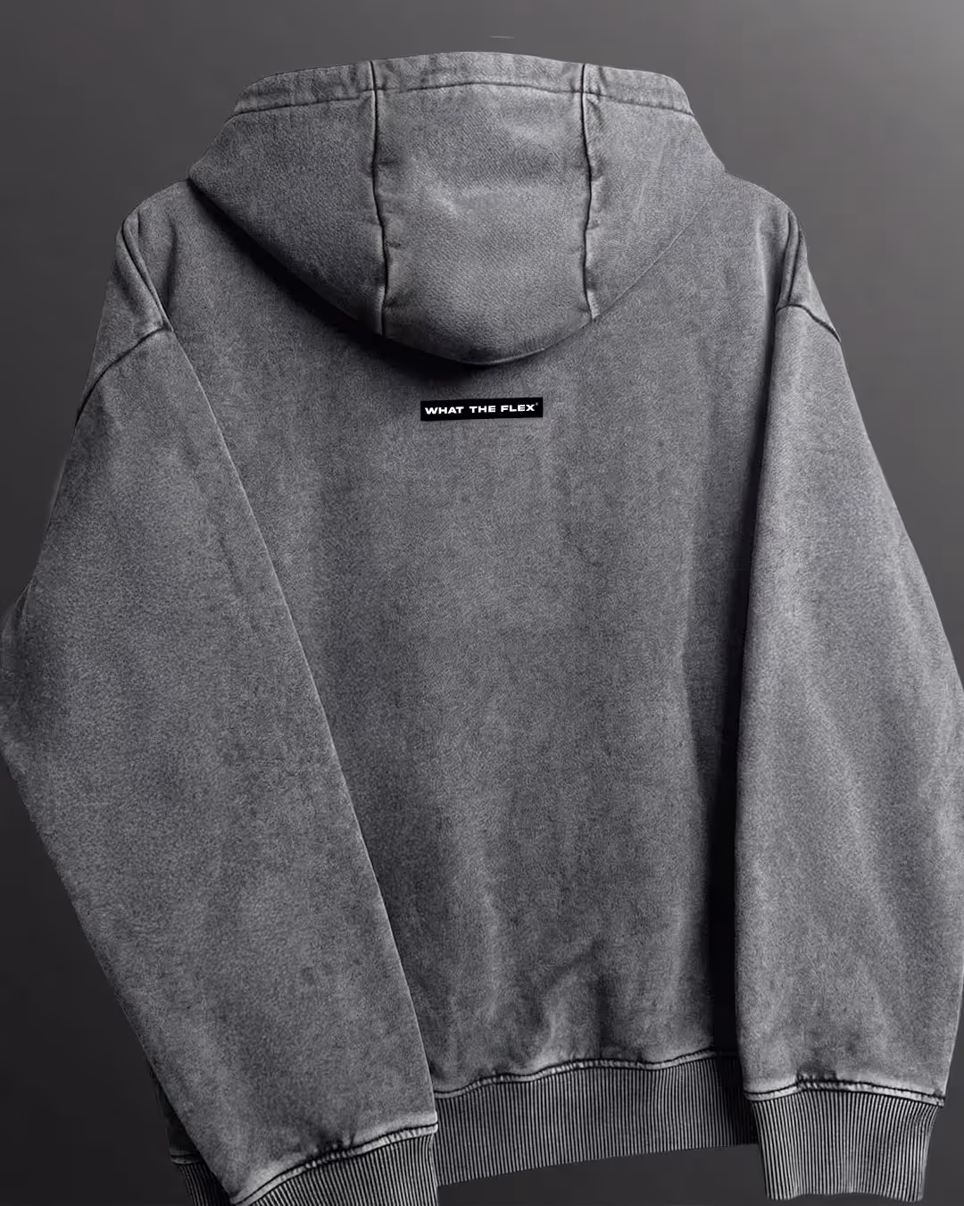 Smoke Grey Zipper Hoodie  image 5
