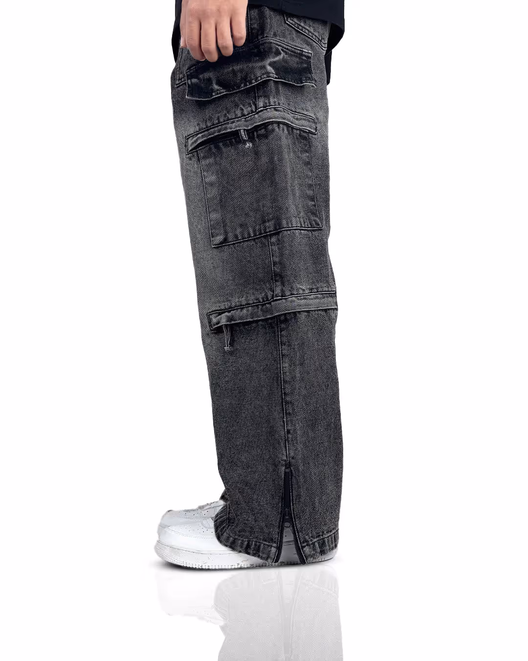 Stash Pocket Cargo Baggy Jeans  image 6