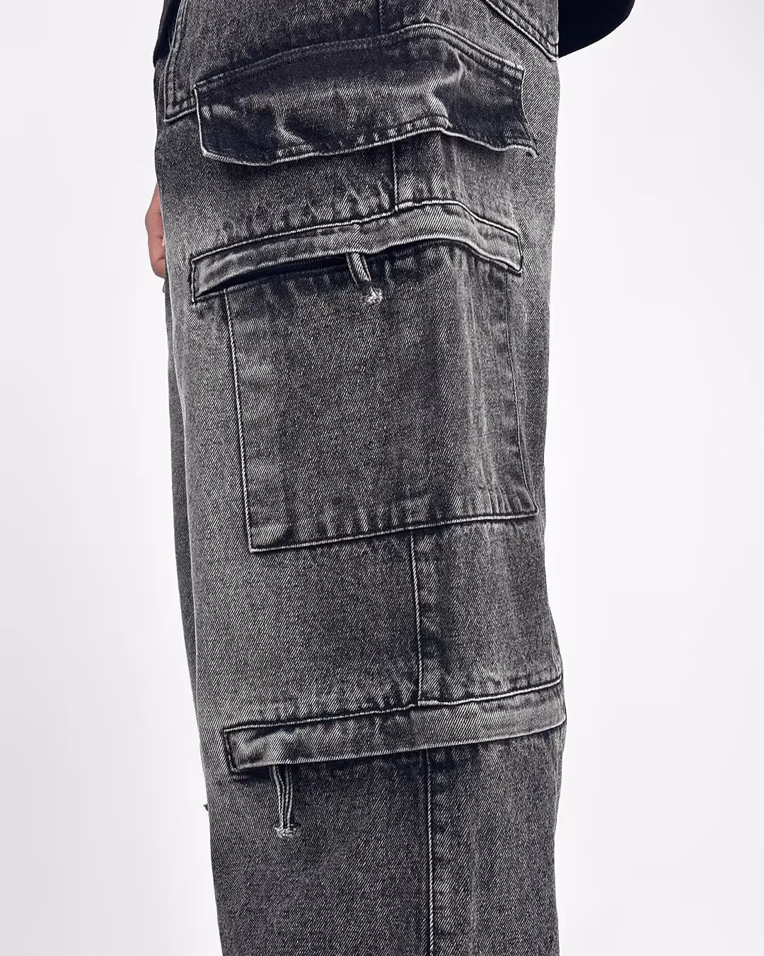 Stash Pocket Cargo Baggy Jeans  image 8