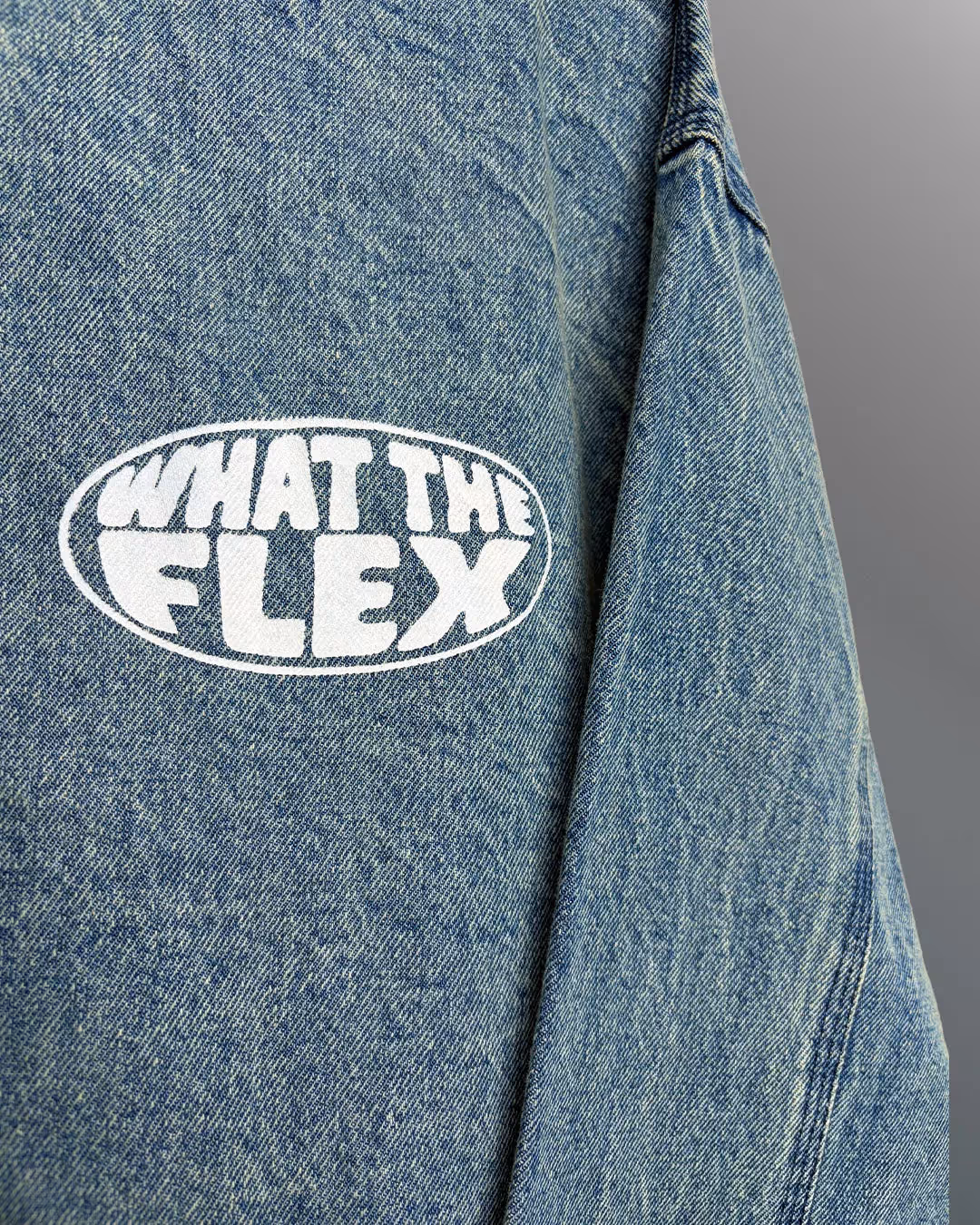 Street Blue Denim Hoodie image 8