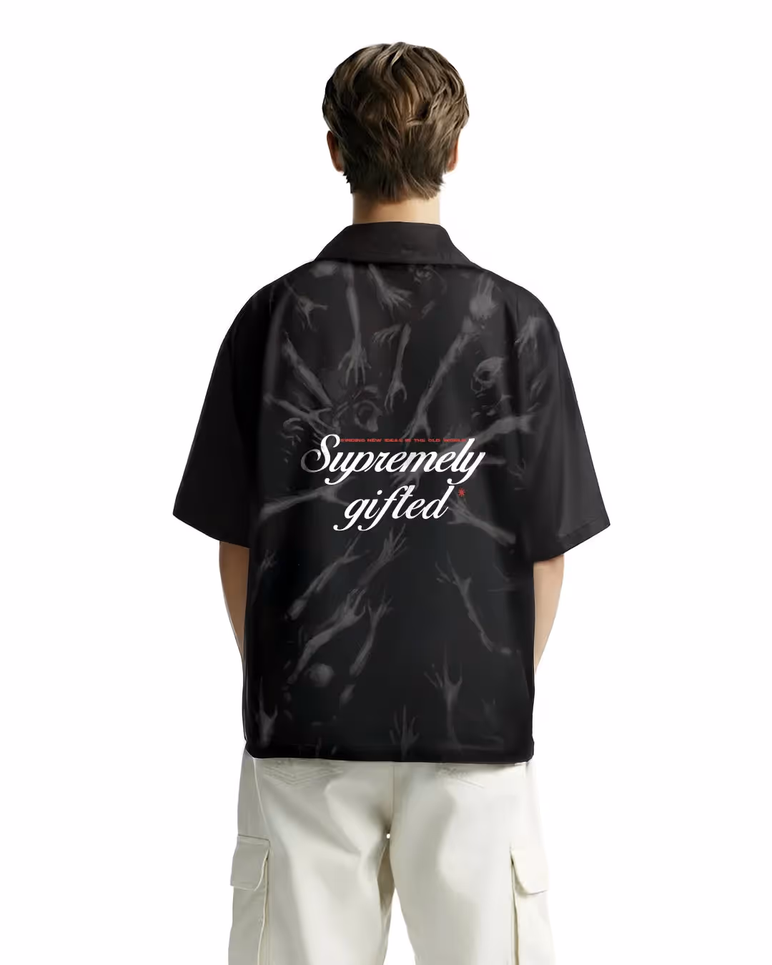 Supremely Gifted Black Fluid Shirt image 1