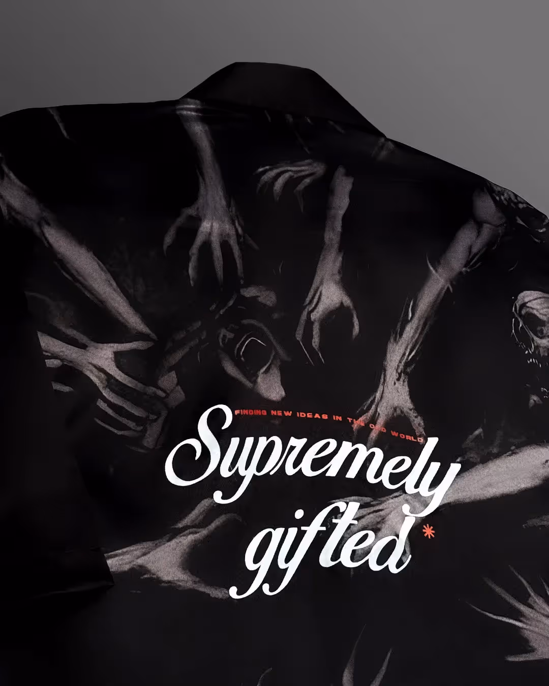 Supremely Gifted Black Fluid Shirt image 5