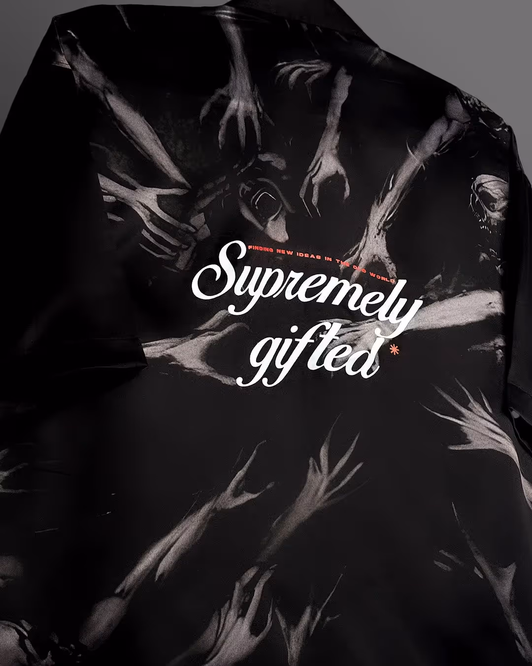 Supremely Gifted Black Fluid Shirt image 6
