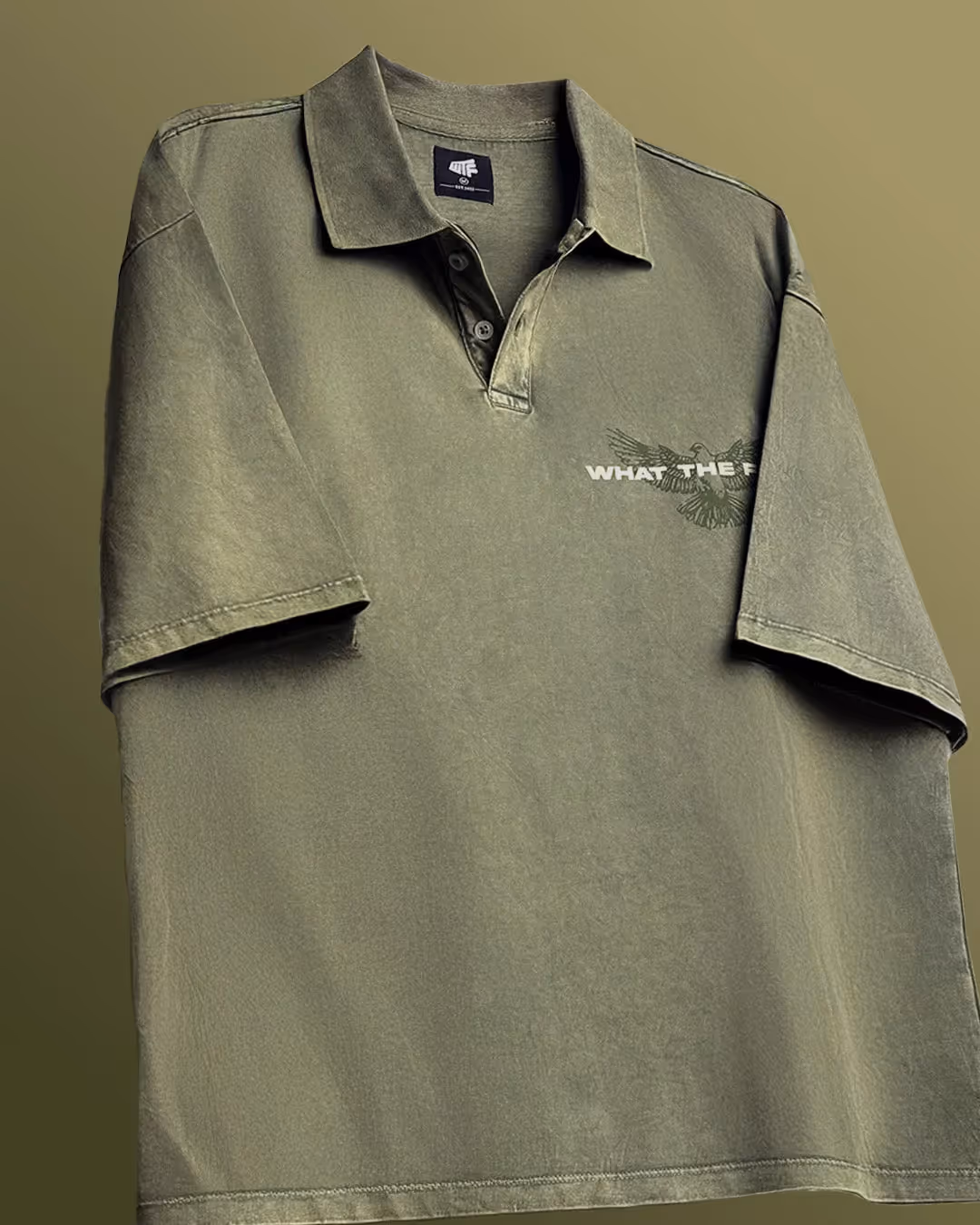 Thank God Acid Wash Polo  image 3